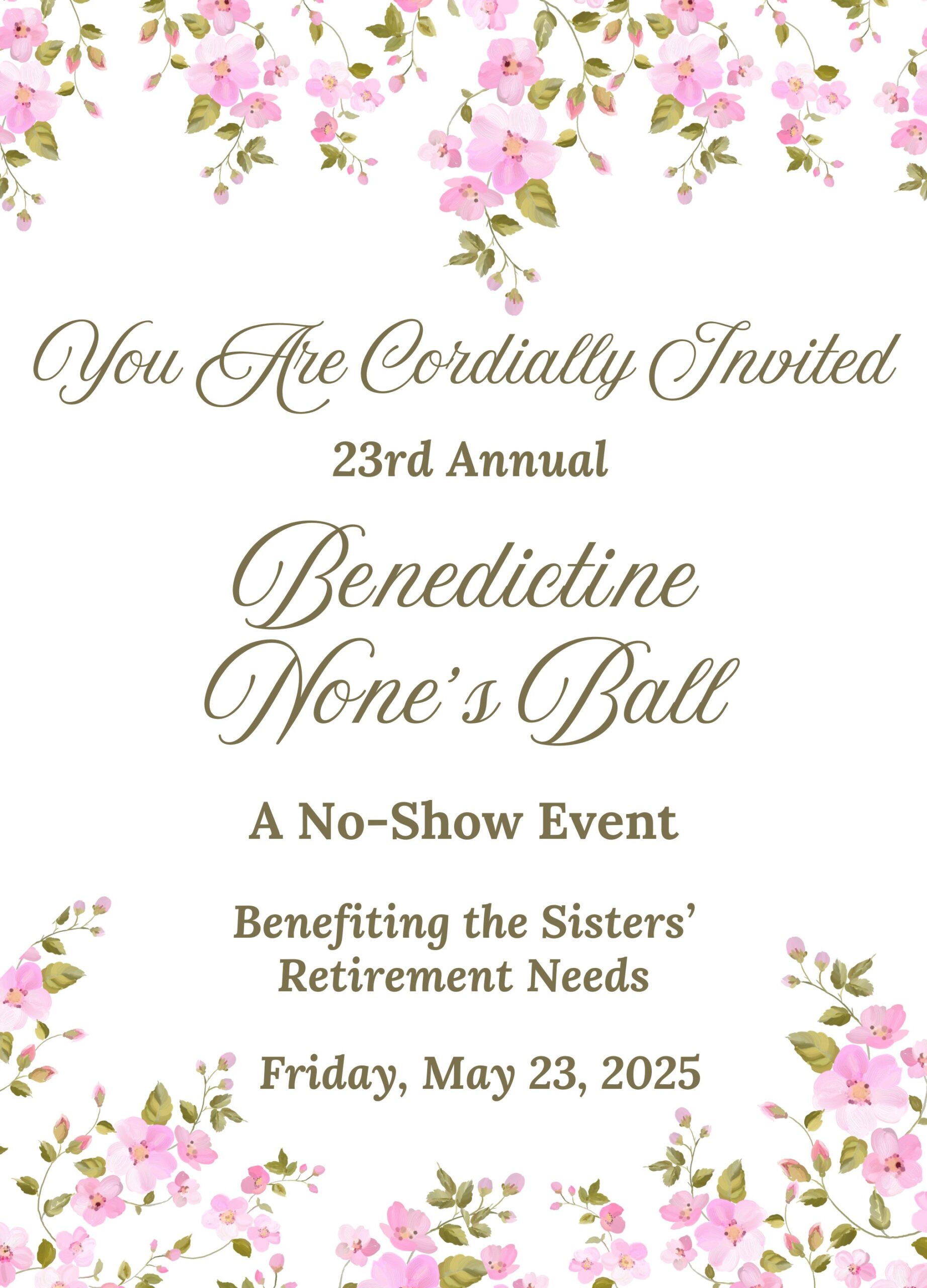 None's Ball Invitation Cover